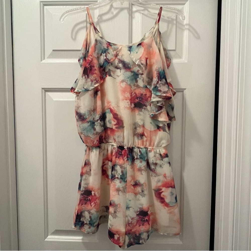 Water Color Romper 🩷💜🩵